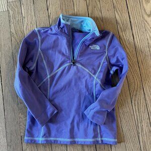 Girl's North Face Quarter Zip Thermal Top, Size Small (7/8)